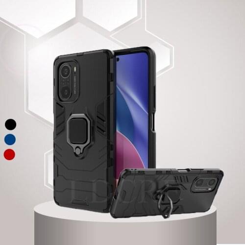 For Xiaomi Poco F3 Case Shockproof Armor Finger Ring Bracket Bumper Kickstand Case For Xiaomi Poco M3 For Xiaomi Poco X3 Pro
