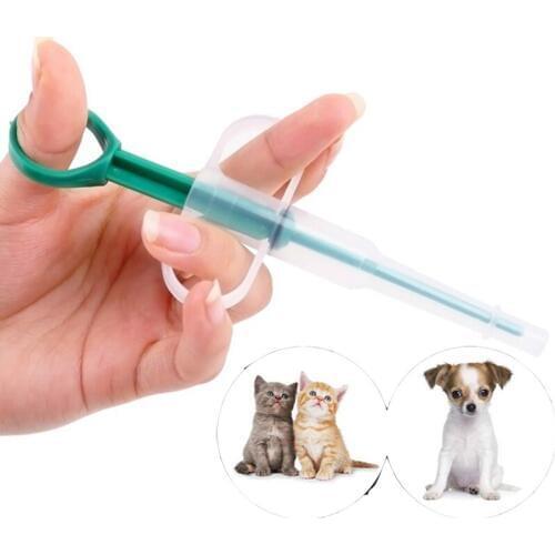 Pet Small Dog Cat Medicine Feeding Syringe Tablet Pillet Water Feeding Giving Aid Pump Pet Water Feeding Device