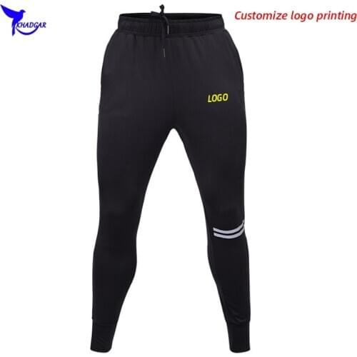 Custom LOGO Men High Elastic Running Pants Quick Dry Breathable Joggers Sweatpants Bodybuilding Fitness Gym Sportswear Trousers