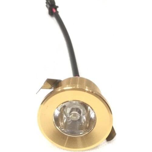 10pcs/lot Mini Downlight Under cut 28mm Cabinet Spot Light 1W Ceiling Recessed Lamp AC85-265V Dimmable Down lights free shipping