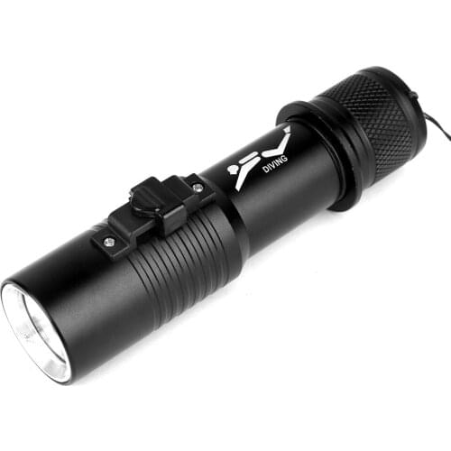 LED Diving Flashlight T6 Underwater Flashlamp Outdoor Torch Lanterna 3 Modes Professional Working Lamp for Diving Emergency Lamp