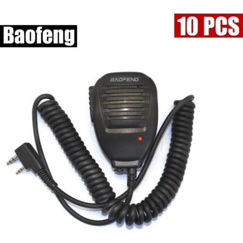 10PCS BAOFENG Speaker Microphone for Ham Two Way Radio / Walkie Talkie UV5R GT3 888s
