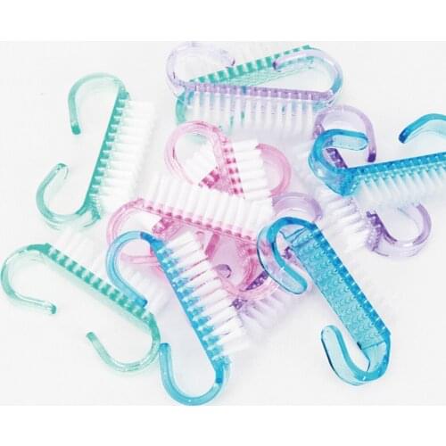 10pcs Soft Nail Cleaning Brush Nail Art Manicure Tools Cleaner For Acrylic Accessoires Ongles Gel DIY Kit Tool