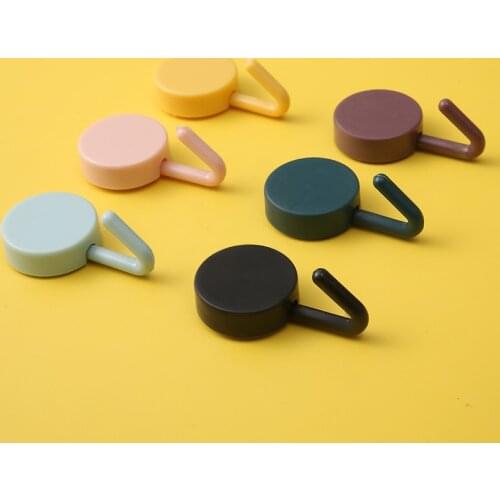 10 Pieces Of Wall Hooks Nordic Style Self-Adhesive Waterproof Hook Seamless Hook For Kitchen, Office, Bedroom, Living Room