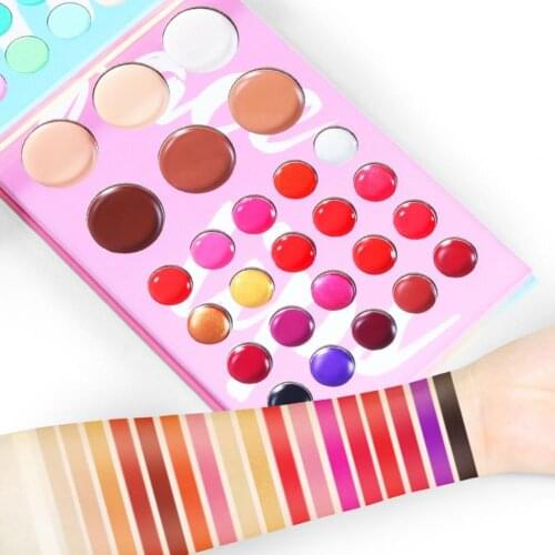 121 Colors Beauty Palette 4 Layers Fadeless Waterproof Glazed Eyeshadow Colorful Glitter Pigment Cosmetic Makeup Palette
