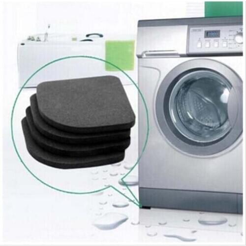 4pcs/set Washing Machine Shock Pads Non-slip Mats Refrigerator Anti-vibration Pad