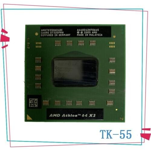 AMD Athlon 64 X2 TK-55 TK 55 TK55 1.8 GHz Dual-Core Dual-Thread CPU Processor AMDTK55HAX4CT Socket S1