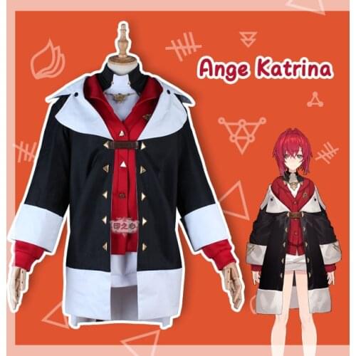 Anime Virtual Liver Ange Katrina Cosplay Costume girl Dress halloween costumes for women
