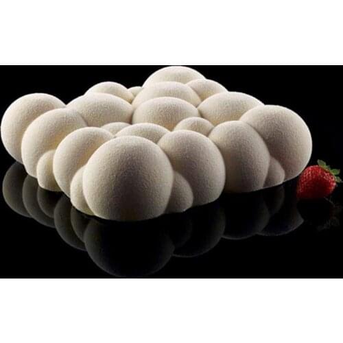 White Silicone Cloud Shape Mousse Mold Cookie Mould Cake Cutters Kitchen DIY Baking Tools