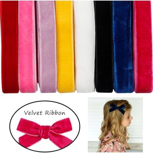 Cheer bows Velvet Ribbons