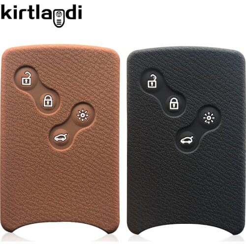 For Renault Megan 3 2 Key Cover Keychain Holder for Renault Captur Clio Fluence Laguna 3 Nema Zoe Scenic Koleos Case Key Shell