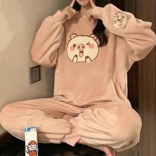 Женские фланелевые пижамы Dihope China At AliExpress