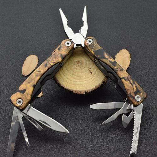 Multi-function Outdoor folding combination tool knife Free shipping tool tongs plate hand multi-function pliers