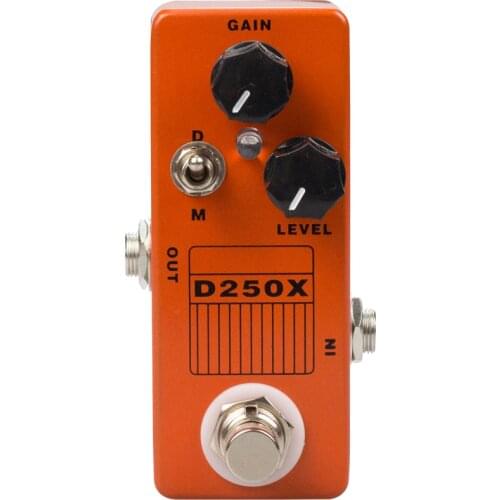 Mosky D250X Preamp Overdrive Guitar Pedal Overdrive Preamp Effect True Bypass Guitar Accessories
