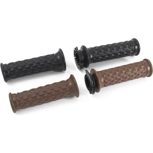 Motorcycle Universal Non Slip Handlebar Grips 7/8 inch 22mm Rubber Handle Grips for Yamaha Kawasaki Honda