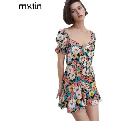 Короткие платья для женщин Mxtin China At AliExpress