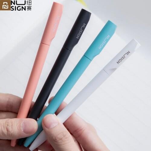 Original Youpin Nusign Pen With Black 0.5mm Refill Neutral Pen Colorful Pens with Black Refill Rotary switch Smooth Writing