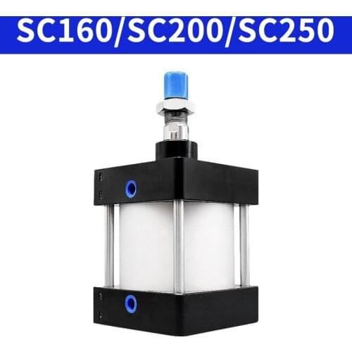 SC160/2000mm Bore Standard Air Cylinders Pneumatic Cylinder Double Acting SC 25-1000mm Stroke