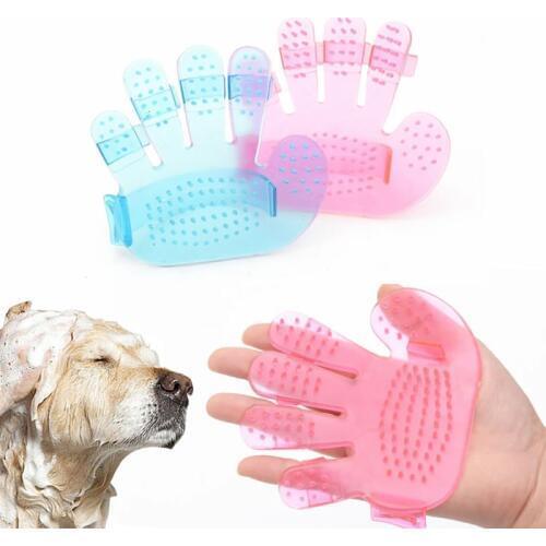 YVYOO Pet dog Cleaning Brush Glove Pet Cats Hair Brush comb Gentle Efficient Massage Glove Pet Dog Supplies A88