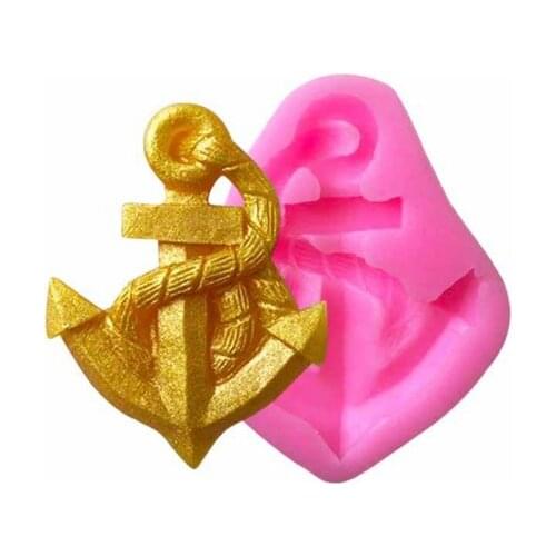 Anchor shape silicone soft candy mold cake decorating tool candy chocolate mold