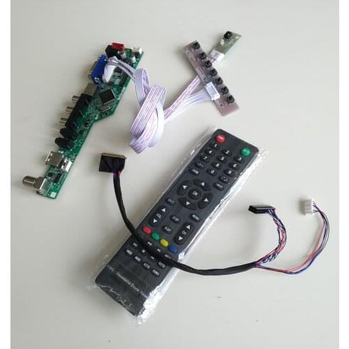 TV USB LED LCD AV VGA HDMI-compatible AUDIO Controller Board kit card DIY For LG Display LP173WD1 1600*900 Monitor Panel
