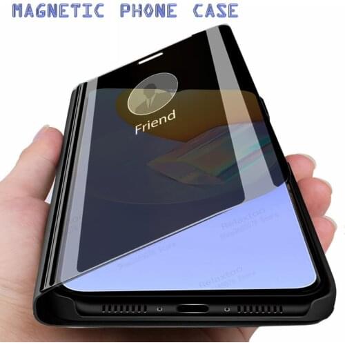 Voviy31 Smart Mirror Flip Phone Case For vivo y31 y 31 31y 6.58" case magnetic stand book cover coques fundas V2036