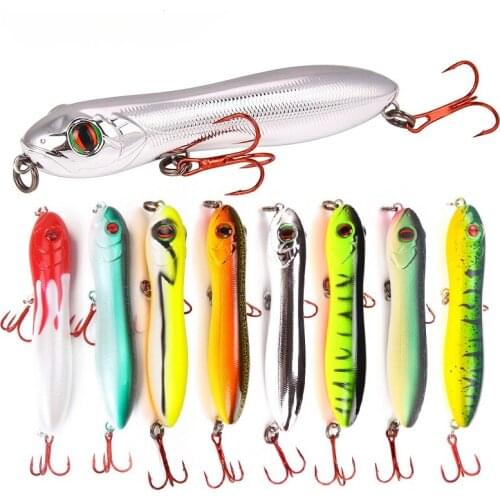 10cm/15.6G Snake Head Pencil Lure Bait Freshwater Sea Fishing Bionic Fake Bait Hard Bait Fishing Equipment Accessories