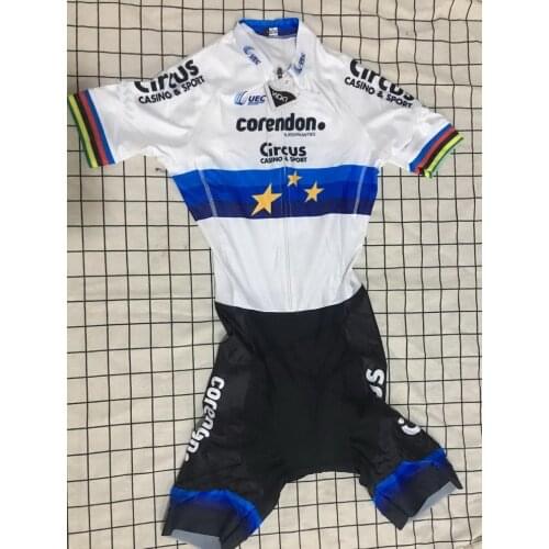 LASER CUT Skinsuit 2019 ICORENDON-CIRCUS TEAM EU Bodysuit SHORT Cycling Jersey Bike Bicycle Clothing Maillot Ropa Ciclismo