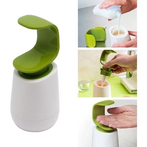 1pcs Manually Pressing Soap Lotion Dispenser Kitchen Bathroom Accessories Container Soap Liquid Organizer Kitchen Cleaner Tool