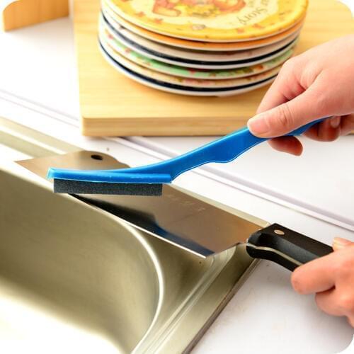 1pc Household Kitchen Scissors Kitchen Knife Whetstone Grind Handheld Sharpener Stone For Knives Stone Sharpening