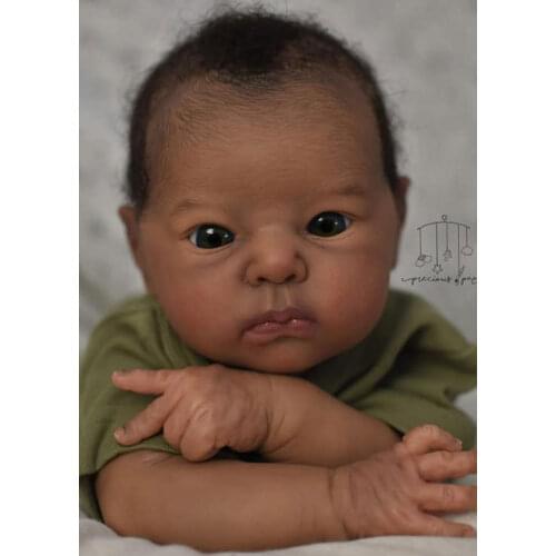 18inch Reborn Dimitri Doll Kit Fresh Color Unfinished Doll Parts with COA and name on Neck