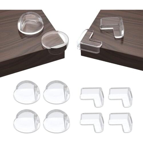 4 PCS Safety Corner Protectors Guards Furniture Corner Protectors Guards for Baby Child Against Sharp Corners