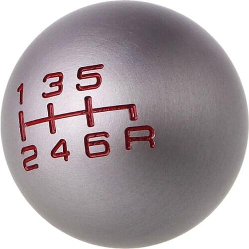 Aluminum 6 Speed Manual Shift Knob Gear M10x1.5 Thread for honda Civic Odyssey Accord