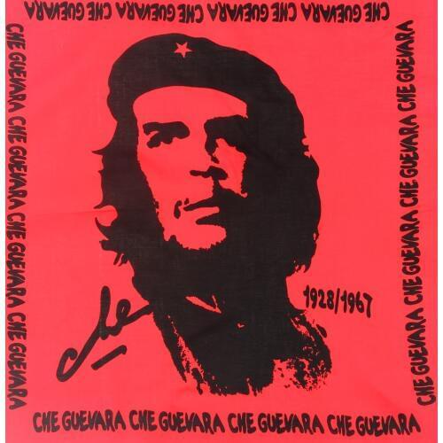 Free Shipping 2018 New Fashion Red Che Guevara Bandana/ Headband Scarf For Women Men