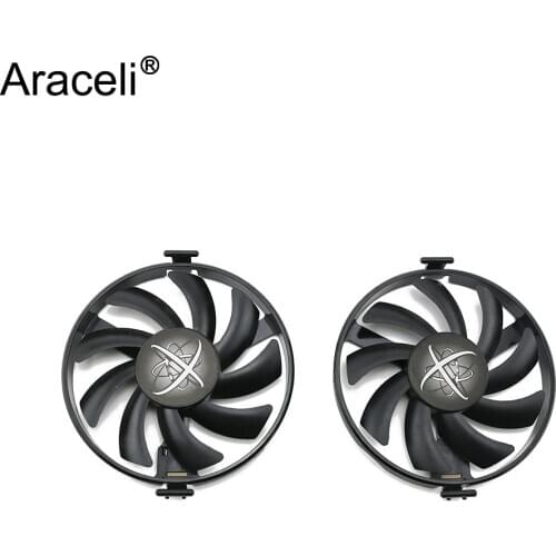 Free Shipping FDC10U12S9-C 12V 0.45A VGA Fan For XFX RX470 478 480 580 Graphics Card Cooling Fan 4Pin