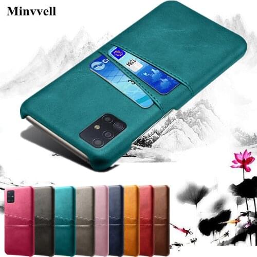 Case For Samsung Galaxy A51 A71 A81 A91 M30S S20 Ultra Card Slots Cover PU Leather+PC Back Cases For Samsung S20 Plus A515 Case
