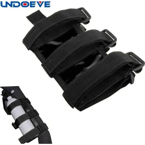 Undoeve Fire Extinguisher Holder Canvas Adjustable Roll Bar Mounted for Jeep Wrangler