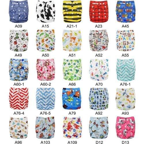 European Baby Cloth Diaper Washable Breathable Nappies ECO-Friendly Diaper Pocket Adjustable Baby Nappy Reusable Cloth Diapers