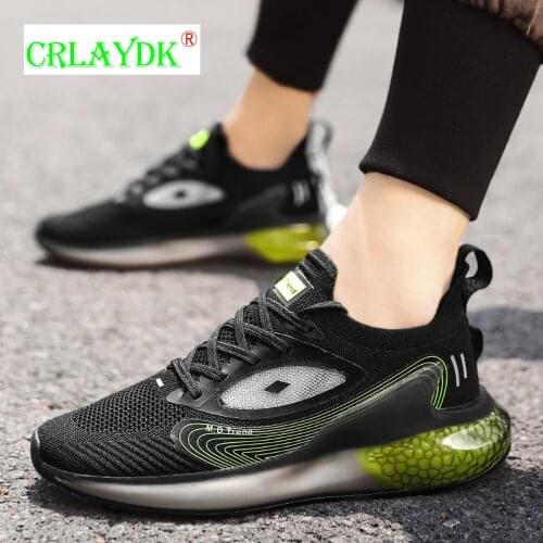 CRLAYDK Fashion Sneakers for Men Outdoor Sports Running Shoes Casual Breathable Youth Boys Walking Mesh Footwear with Soft Sole