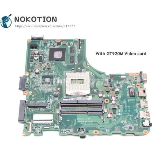 NOKOTION For Acer aspire E5-472G Laptop Motherboard 14 inch GT920M gpu DA0Z8BMB6D0 NBVAE11001 Main Board
