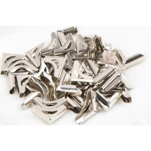 Metal Corners For Books Scrapbooking Photo Albums Menus Corner Protectors Metal Crafts DIY Ornament 11x11x3mm 100pcs MZ347