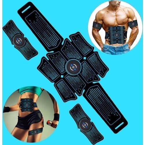 EMS Equipment Training Gear Muscles Electrostimulator Toner Gym Abdominal Muscle Stimulator Sport Fitness USB Rechargable ABC