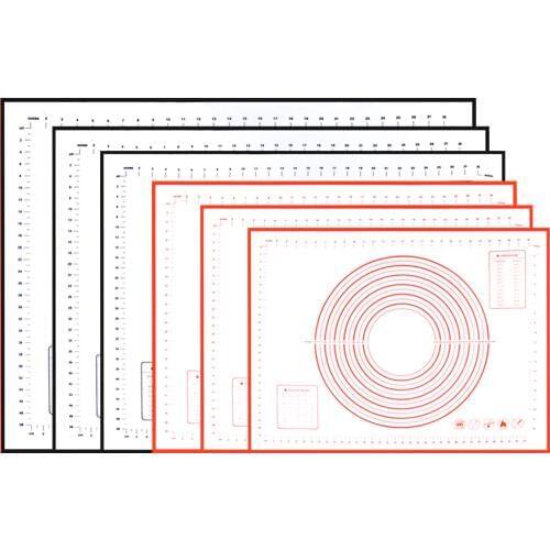 Silicone Baking Mat Non Stick With Scale Rolling Dough Pad Kneading Dough Mat Pastry Sheet Oven Food Cake Macaron Baking