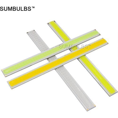 Sumbulbs 170x15MM 6W COB LED Lamp Strip Bulb 12V DC Warm Cold White Blue Lighting 600LM 17CM Bar Lights DIY Table Wall Lamps