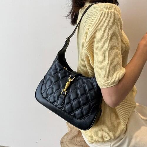 Vintage Pu Leather Women Shoulder Bag For Ladies Korean Crossbody Pack 2021 Simple Style Female Handbag Sac En Bandouliere Femme
