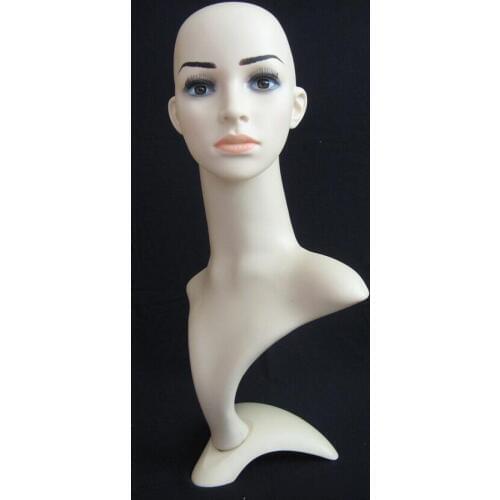 Top quality Womens Mannequin Head Hat Display Wig training head model head model femal head model