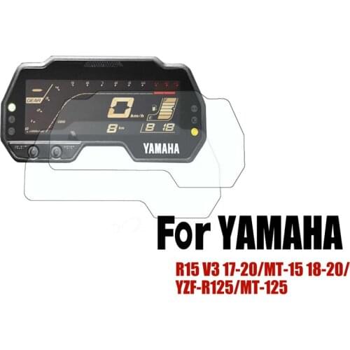 Motorcycle Instrument Dashboard Protective Scratch resistant Sticker For YAMAHA R15 V3 17-20 MT-15 18-20 YZF-R125 MT-125