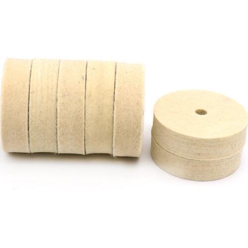 1pc Wool Felt Grinding Polishing Wheel 80mm/3 inches Wool Felt Polisher Buffing Pad Disc For Rotary Polishing Tool uffing Wheel