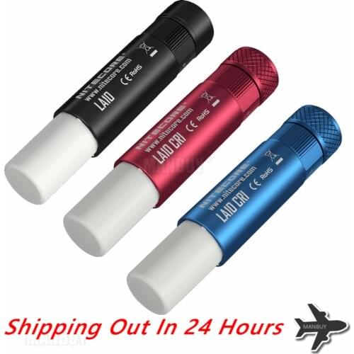 2021 NITECORE 85 Lumen HIGH CRI Mini EDC LA10CRI Camping Nichia 219B LED Flashlight AA Reading Lantern Lamp Torch Night lighting