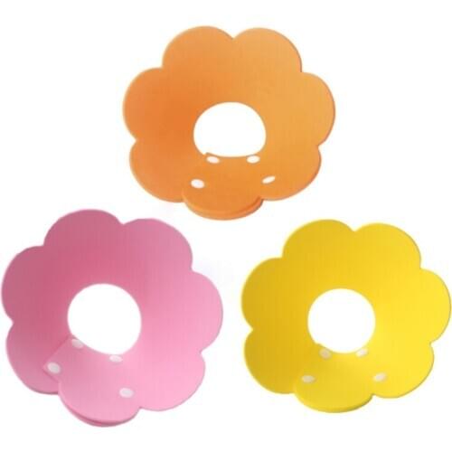 3PCS Pet Sunflower Recovery Collar Bib Soft Sponge Paper Cat Dog Elizabeth Circle Cute Pet Protection Anti Licking Cat